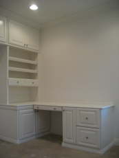 Tall Oak Desk and Hutch