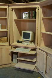 Corner Office Armoire