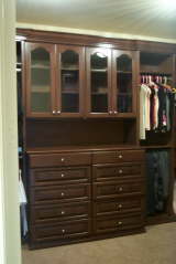 Maple Dress and Glass Hutch
